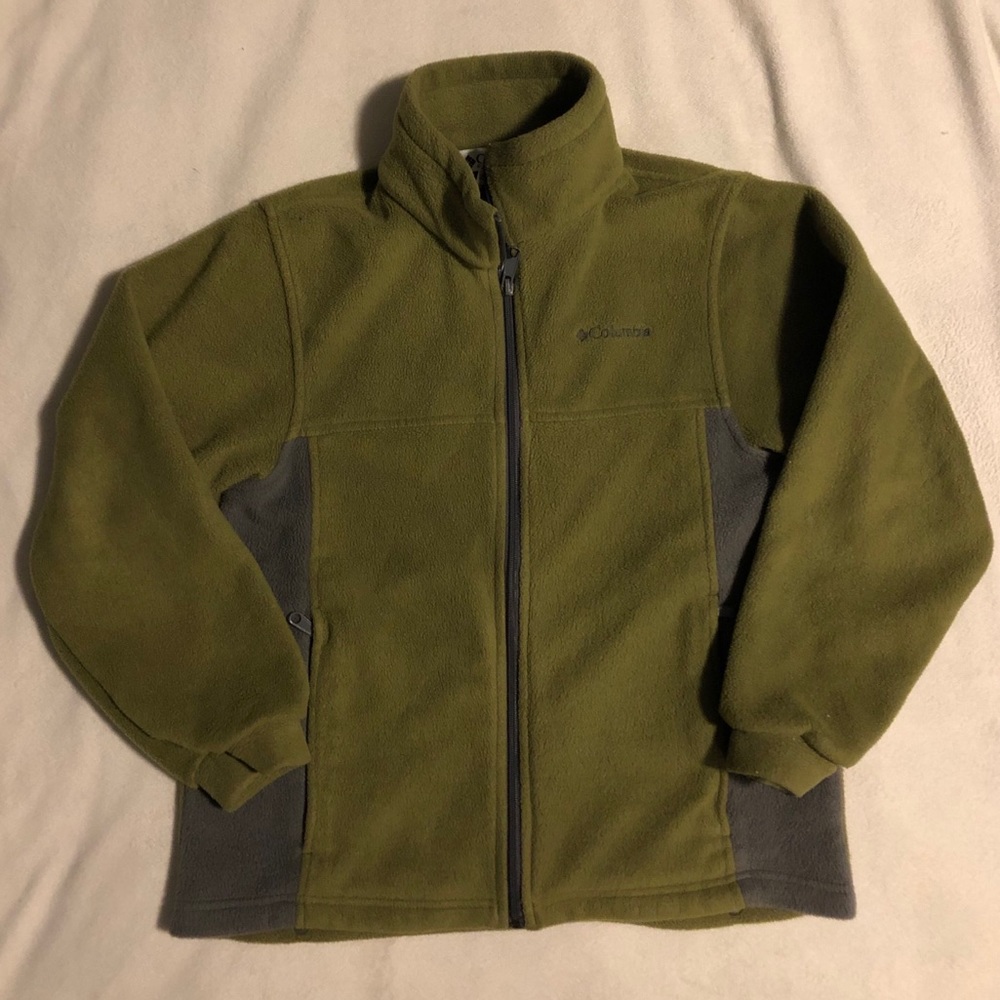 Boys Columbia Fleece Jacket, Size Medium (10/12)